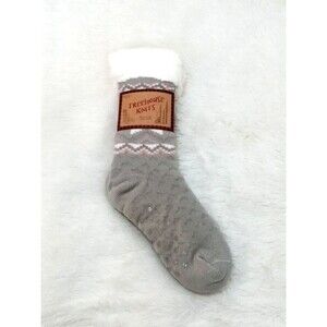 Treehouse Knits Sherpa lined lounge socks (Shoe Size 4-10 / Sock Size 9-11) -NEW